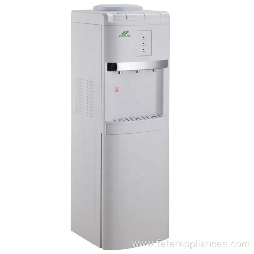 Floor standing water dispenser bottom cabinet or refrigerator